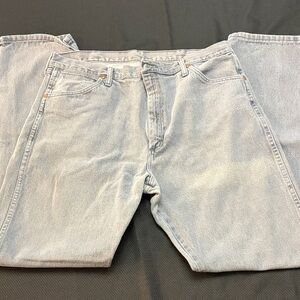 Wrangler Men's Light Gray Jeans 38x36